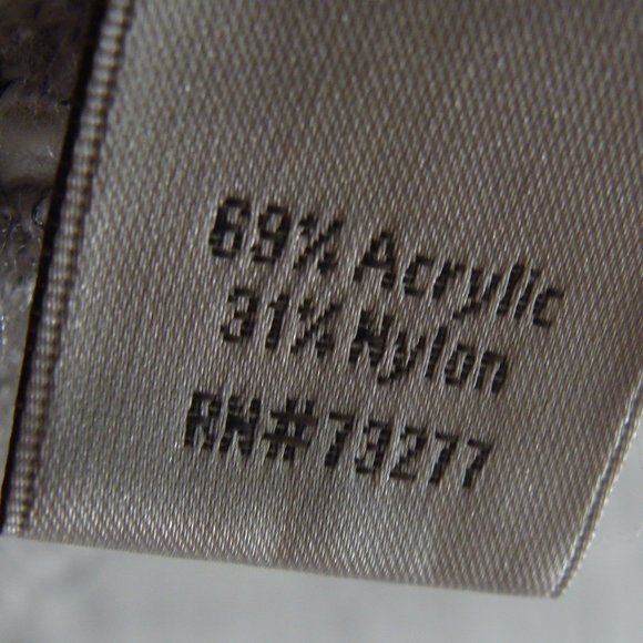 LC LAUREN CONRAD Silver BELL Sleeve POINTELLE Knit Sweater Sz SMALL - Picture 5 of 7